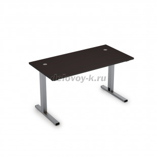 2MLK.089 Стол рабочий прямолинейный на L-опорах с кабель-каналом (1400*800*750) рис4