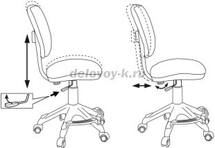 Кресло детское Бюрократ CH-204-F рис3