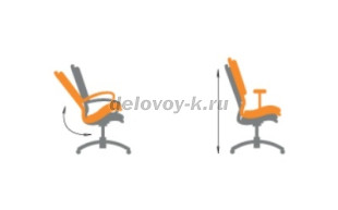 Кресло офисное CHAIRMAN 545 ЭКО без подголовника рис2