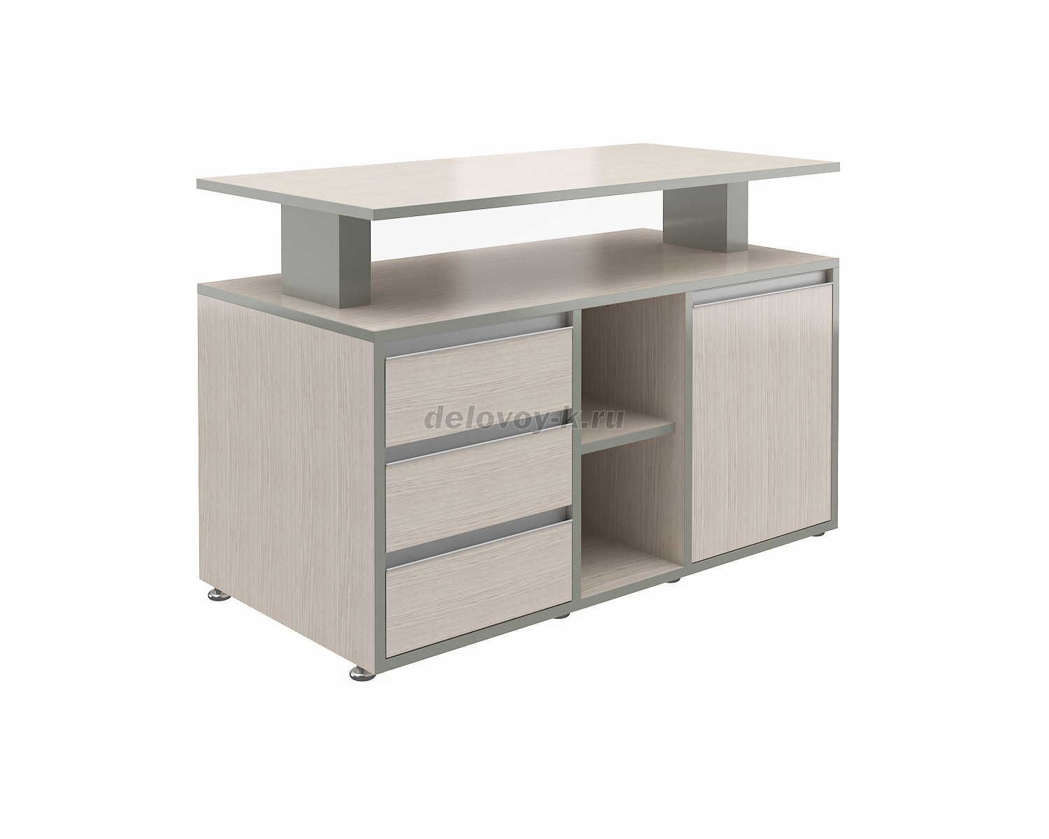 V-3.14+V-8.6  Тумба сервисная с полкой 1100*550*763 фото
