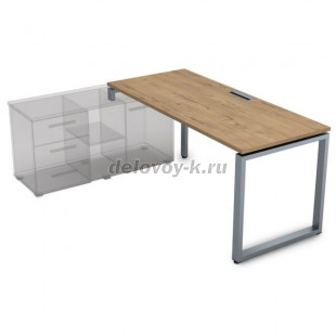 СТЛ-О.996 Стол рабочий прямолинейный, три опоры - левый (2000*900*750) рис1