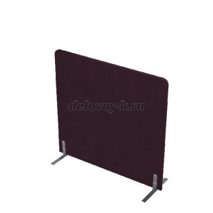 011.МПО.1212 Акустическая мобильная перегородка на стационарных опорах 1200*450*1200 рис1