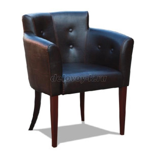 Кресло с пиковкой с подлокотниками Леонардо C-05/4 рис1