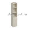 К.380 Шкаф для документов узкий полузакрытый 400-2000-380_Дуб шамони