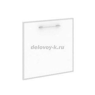 Дверца для тумбы модульной стеклянная правая 520*22*542  LT.S-4 R (R) white tm рис1