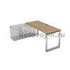 НСТЛ-О.994 Стол рабочий, прямолинейный три опоры, левый (1600*900*750)|