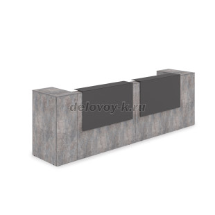 1КРТ-КЛ.005.1 Комплект Ресепшн с фартуком HPL 3632*751*1149 с подсветкой рис3