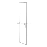 Фасад стекло в раме высокий левый (лакобель, белый) O.SR-1(L) white рис1