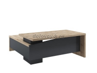 Стол руководителя с опорной тумбой. Столешница 1800*1000, тумба с правой стороны. Без блока розеток рис1