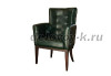 Кресло с подлокотниками (высокая спинка с пиковками) Лорд С-08