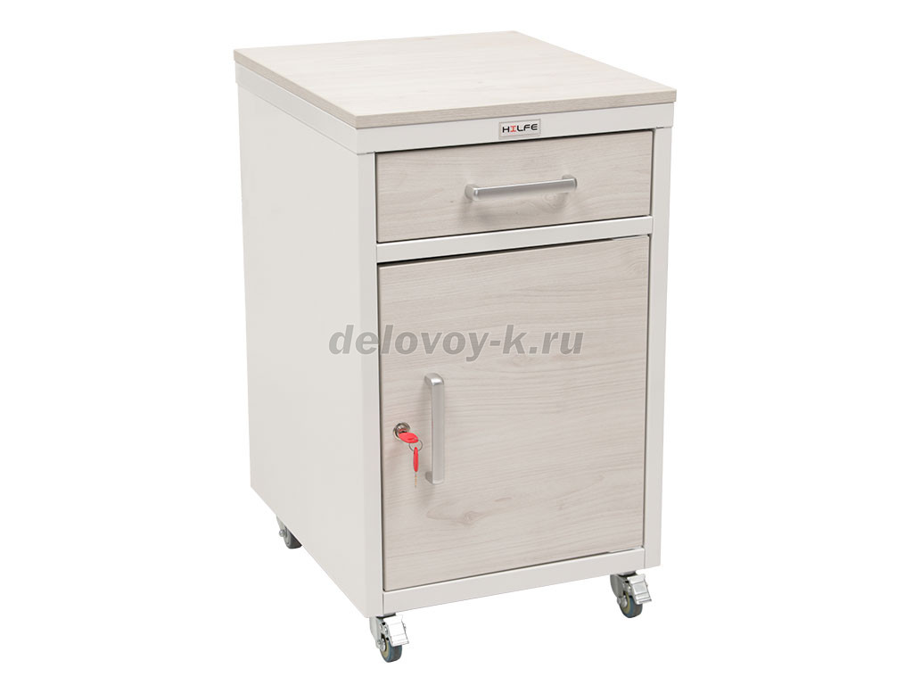 Тумба медицинская для кабинетов и палат МД ТП L-6 фото