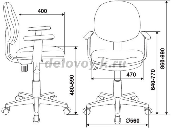 Кресло Бюрократ CH-W356AXSN рис2