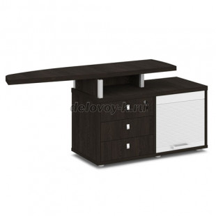 Тумба приставная "Греденция" с жалюзи V-412л рис1