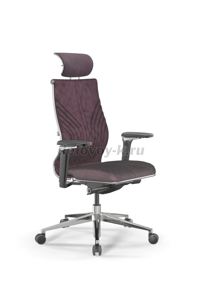 Кресло руководителя METTA Samurai Велюр M3-13D мультиблок со слайдером фото