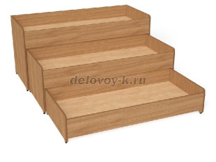 Кровать 3-х ярусная выкатная, 1480*650*710 (КР-013) рис1