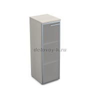 9ПП.017.6 Пенал средний со стеклом (400-450-1245) , правый ivory рис3