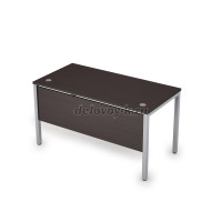 6МД.009 Стол рабочий (1400-700-750) Венге_Алюминий матовый рис4