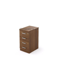 2Т.002.2 Тумба приставная с топом (394*550*750)|шамони темный рис1