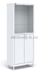 Шкаф металлический медицинский для хранения медикаментов М2 165.70.32 C  700*320*1655мм рис1