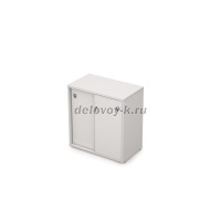 6ШКЗ.010 Шкаф-купе с замком (700-400-750) Белый рис2