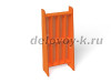 Шкаф для полотенец 2-х ярусный 4-х секционный, 560*300*1250 (разноцветный (ая), Оранжевый)