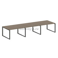 Переговорный стол (3 столешницы) на О-образном м/к БО.ПРГ-3.3 рис1