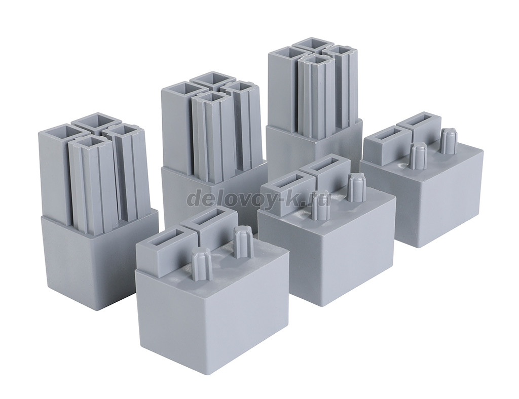 Комплект пластиковых опор ML 6 шт. (40x44x32)*6 фото 1