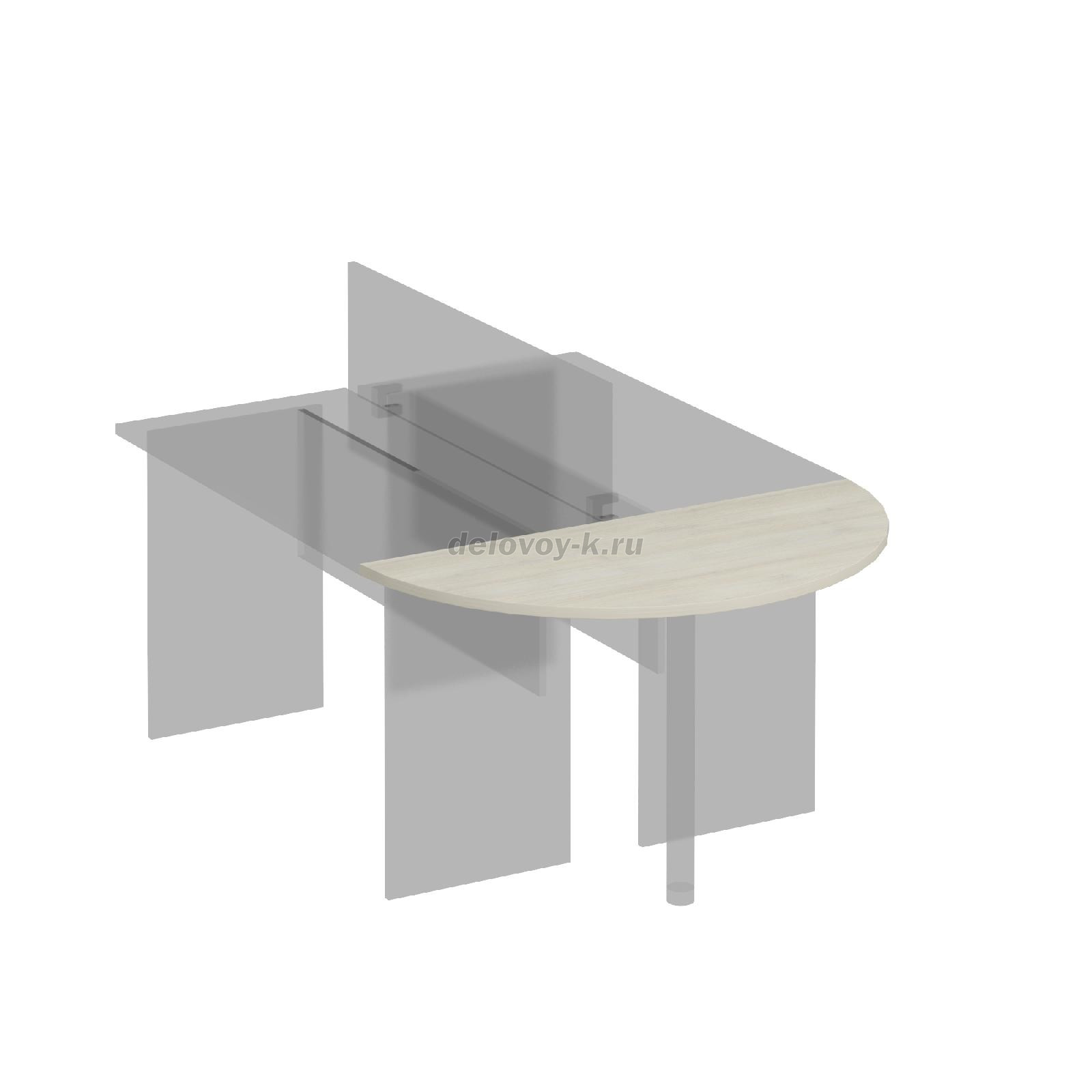 К.207 Приставка к столу без опоры 1235*25*600 фото