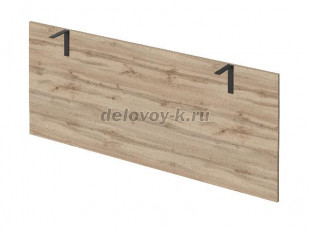 N-041 Царга к столам на металлокаркасе. ЛДСП 12 мм. Крепится к металлокаркасу. Для стола 1350 мм рис1