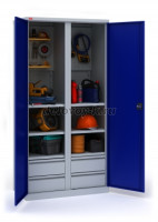 К-т ИП-2/2 (ИП-2: шкаф-1, полка-6, экран-2, ящик-4; полка УК-2, крючки 5см - 1уп) рис1