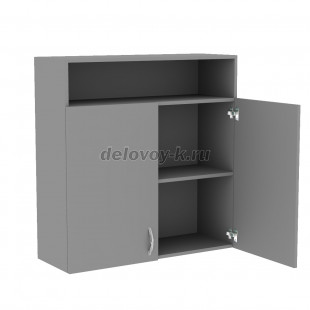 Шкаф навесной с двумя распашными дверями и нишей 920 900*320*920 рис2