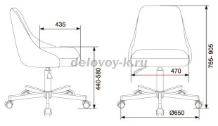 Кресло Бюрократ CH-340M рис2