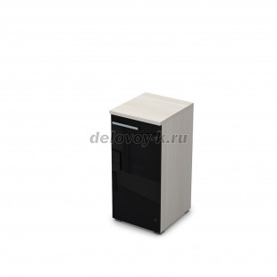 9ПП.023.4 Пенал низкий со стеклом (400*450*845), правый рис3