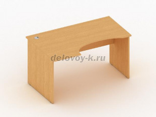 Стол рабочий левый 1380х890х750 ПР-41.03/Л рис1