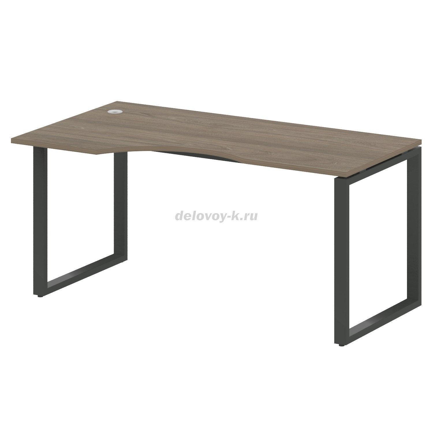 Стол криволинейный левый на О-образном м/к 1600*900*750  БО.СА-1 Л фото