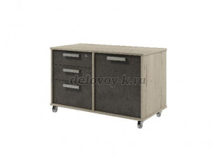 Z-290-1 Тумба греденция 3 ящика и дверь, подкатная рис1