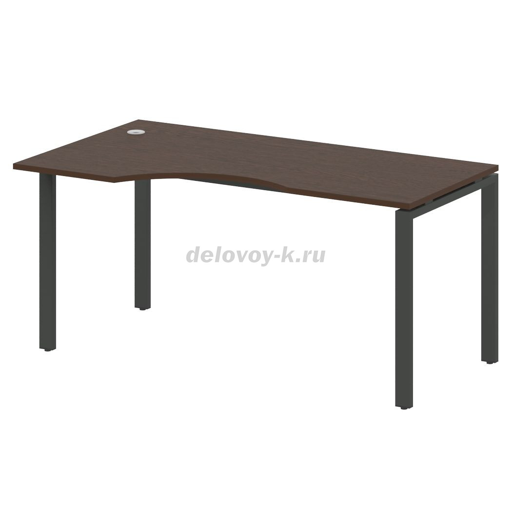 Стол криволинейный левый на П-образном м/к 1600*900*750  БП.СА-1 Л фото