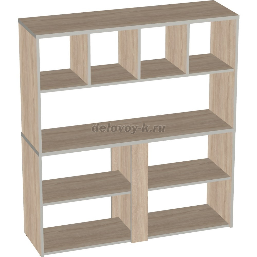 Стеллаж объединяющий полка + тумба V-3.9+V-8.4 1400х426х1545 фото