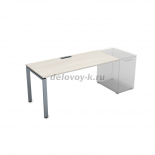 СДТ-П.985 Стол рабочий прямолинейный приставной (1800*800*750) рис3