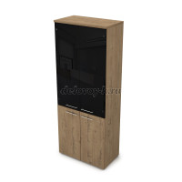 9НШ.005.22 Шкаф высокий со стеклом (800-450-2045)  рис2