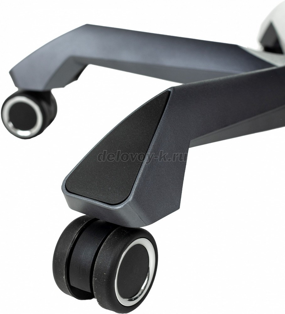 Кресло игровое KNIGHT AERO крестовина пластик серебро фото 6