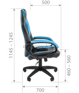 Кресло игровое CHAIRMAN GAME 16 экопремиум рис3