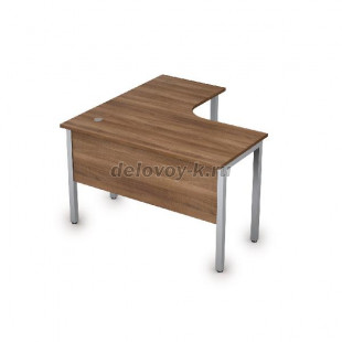 2МД.129 Стол криволинейный правый на металлических опорах (1200*1200*750) рис1