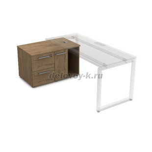 9Т.010 Тумба с двумя ящиками и дверкой (1000*600*620) рис2