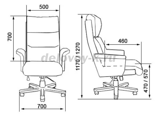 Кресло руководителя ВИП А рис2