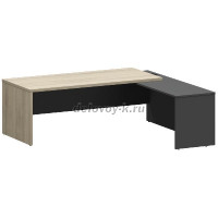 Стол руководителя правый KZP-22R Кронберг-Графит   _1000 рис1