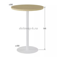 Стол журнальный Старк софт дуб янтарный белый_i_1000 рис3