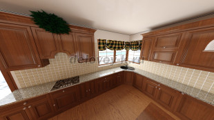 Кухонный гарнитур КРЕМИЯ рис2