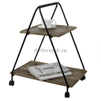 Стол сервировочный Милн черный дуб крымский состаренный_h1_1000 рис1