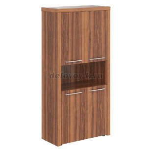 Шкаф с 2-мя комплектами глухих малых дверей, топом и бок. панелями ZHC 85.4 964х452х1973 рис1